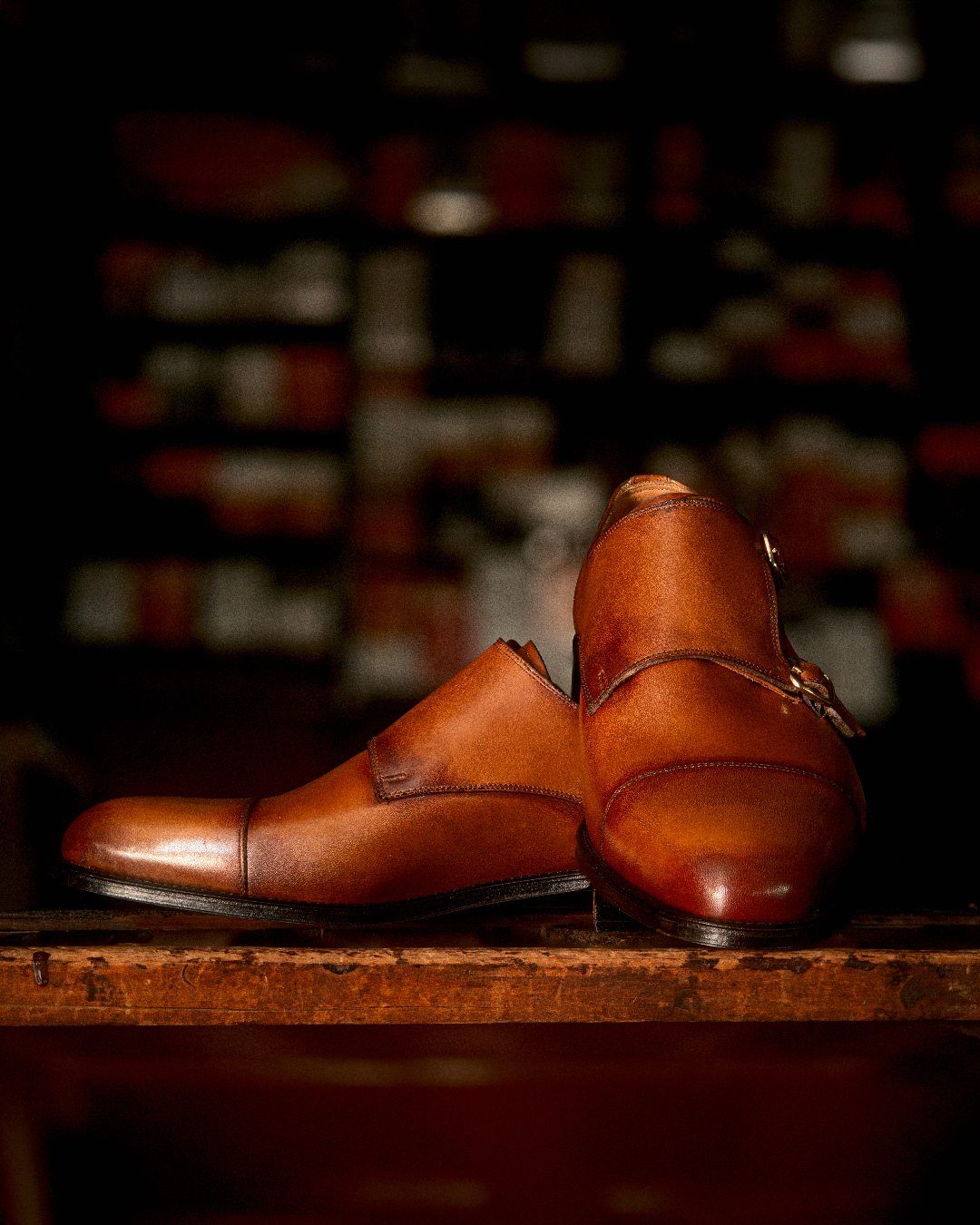 Zapato clásico de cuero — detalle de horma
