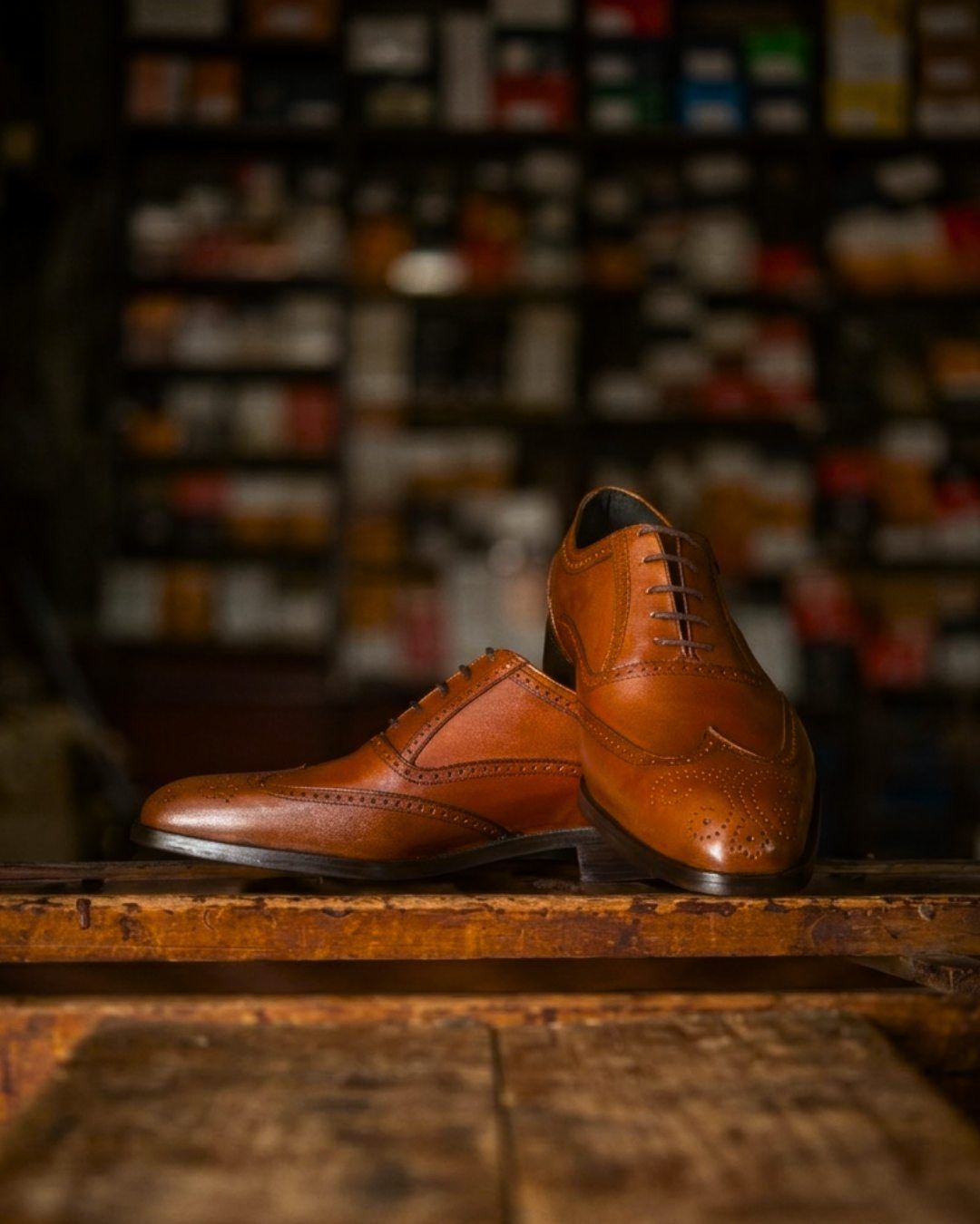 Zapato clásico de cuero — terminación