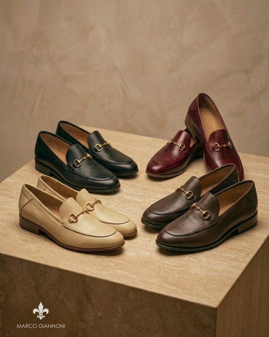 Mocasín bit loafer de mujer en cuero